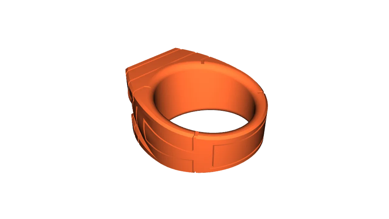 orange lantern ring