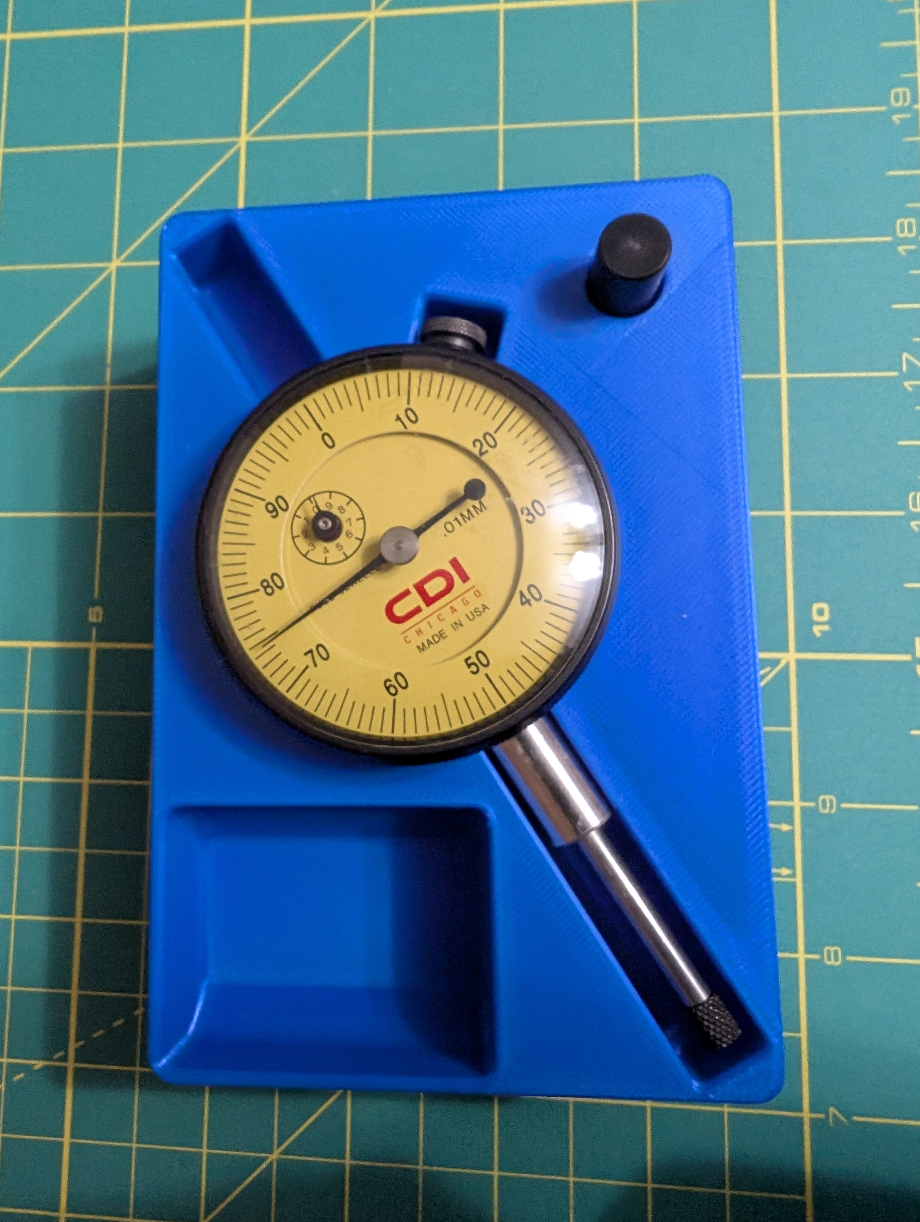 Miniatura 2 do modelo 3D Gridfinity dial indicator holder