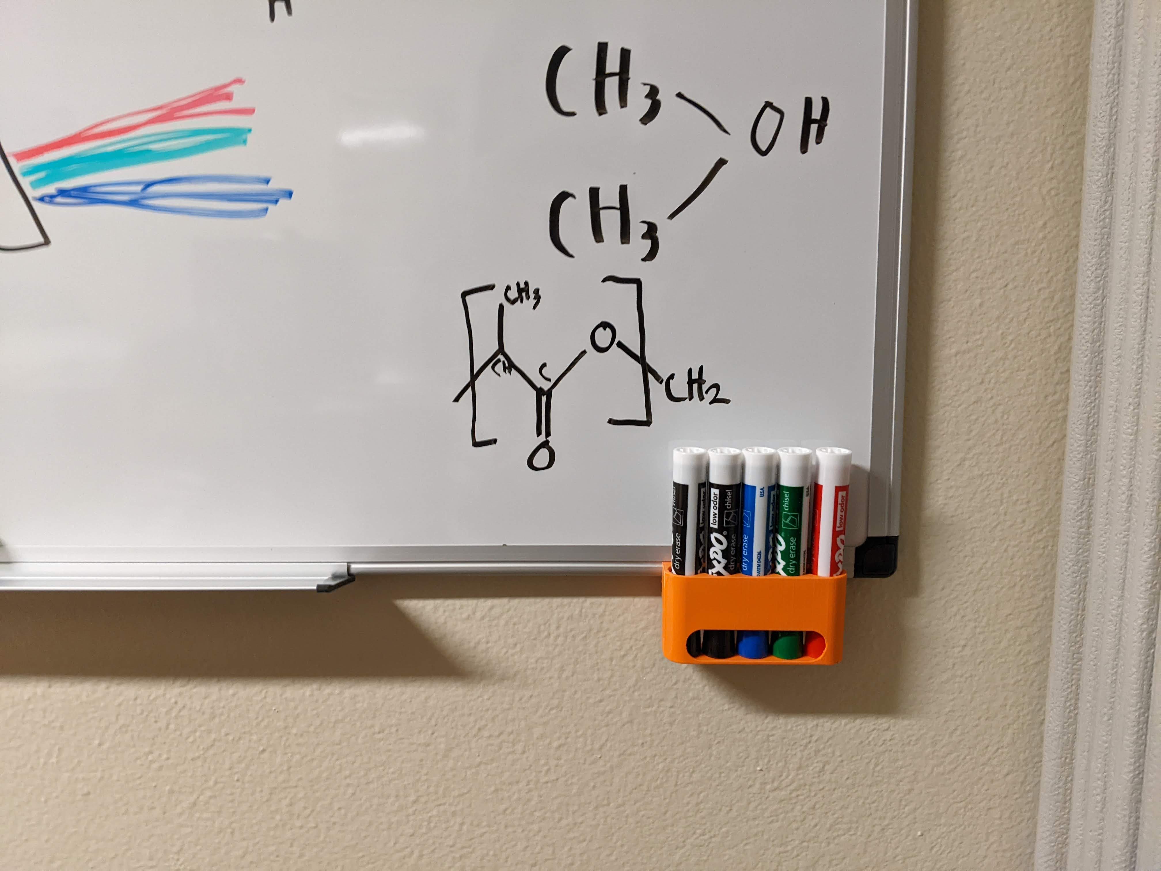 Dry Erase Marker Holder for Amazon Basics Whiteboard