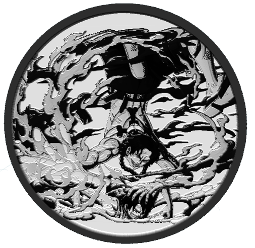 portgas d ace one piece coaster v9