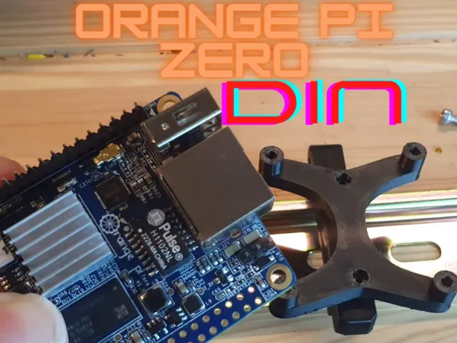 Orange Pi Zero DIN Mount