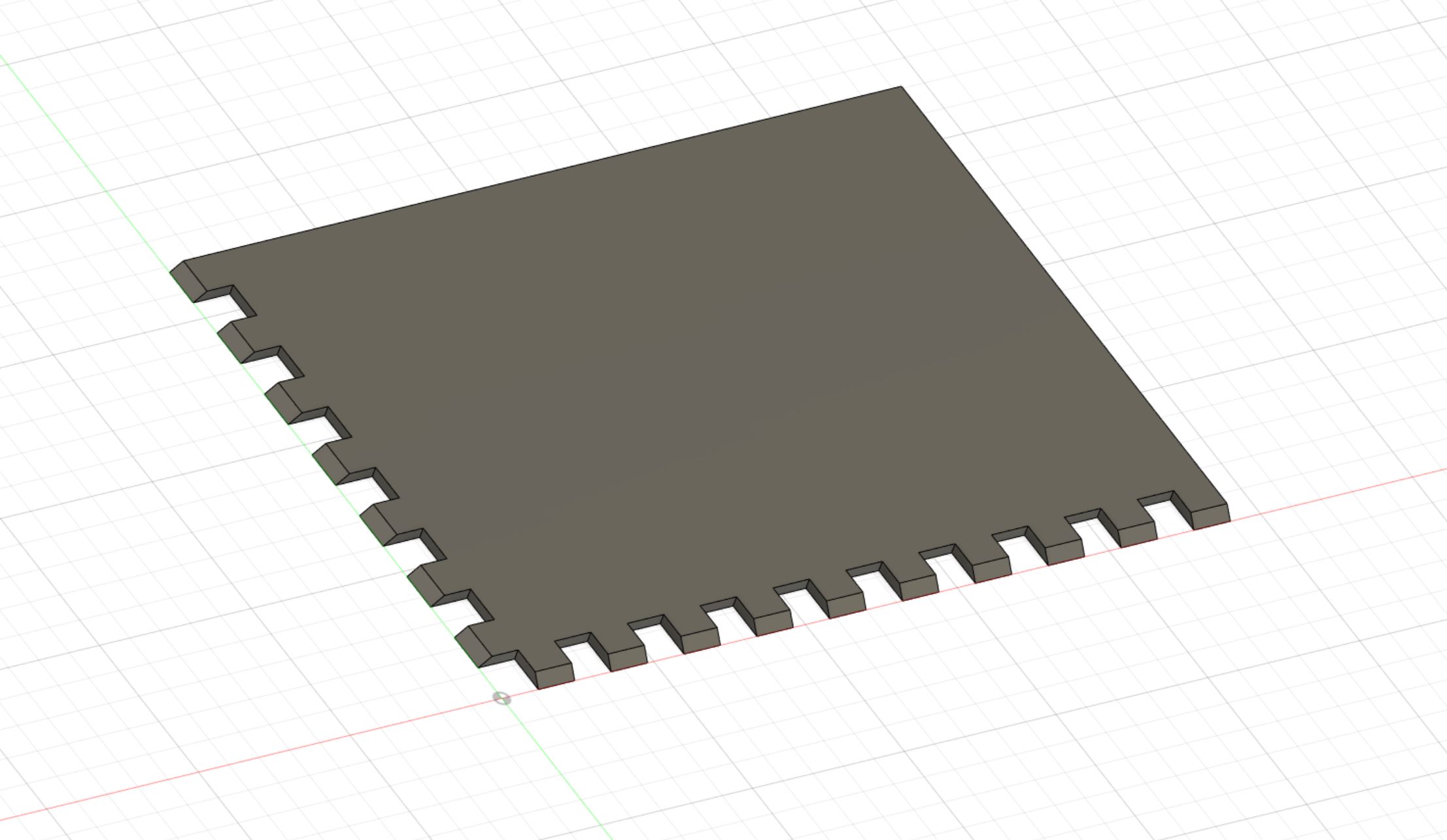 tile spatula - Fliesenspachtel - parametrisch