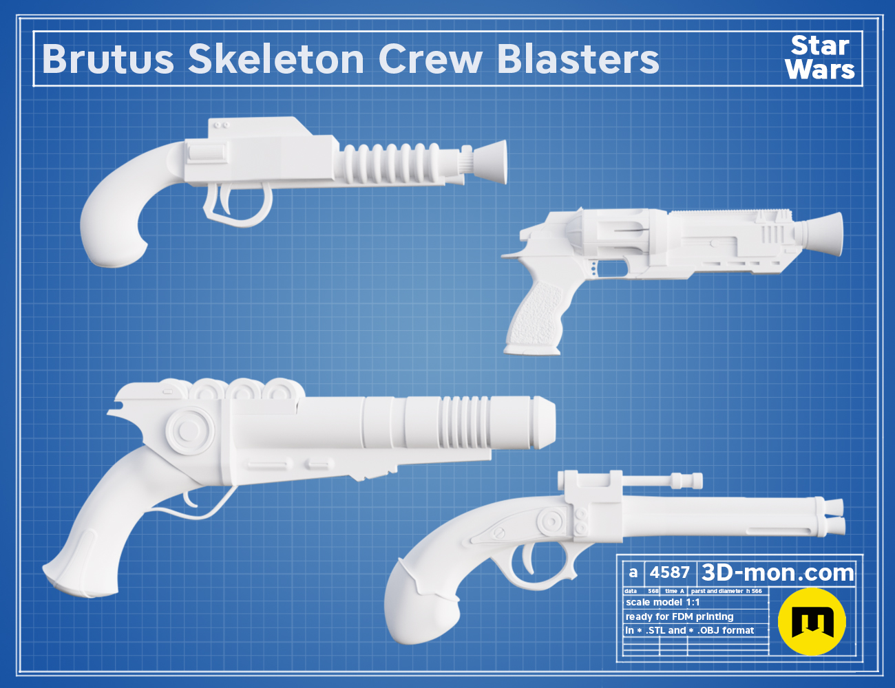 Brutus Skeleton Crew Blasters