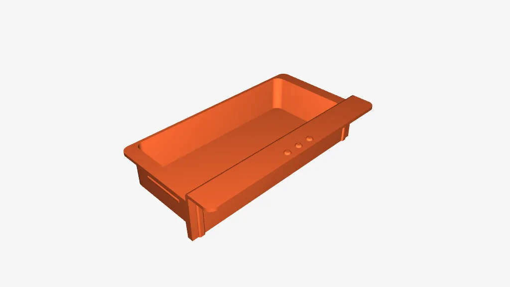 Drip Tray Replacement for Black + Decker Electric Griddle (GD1611B) by Rem, Download free STL model