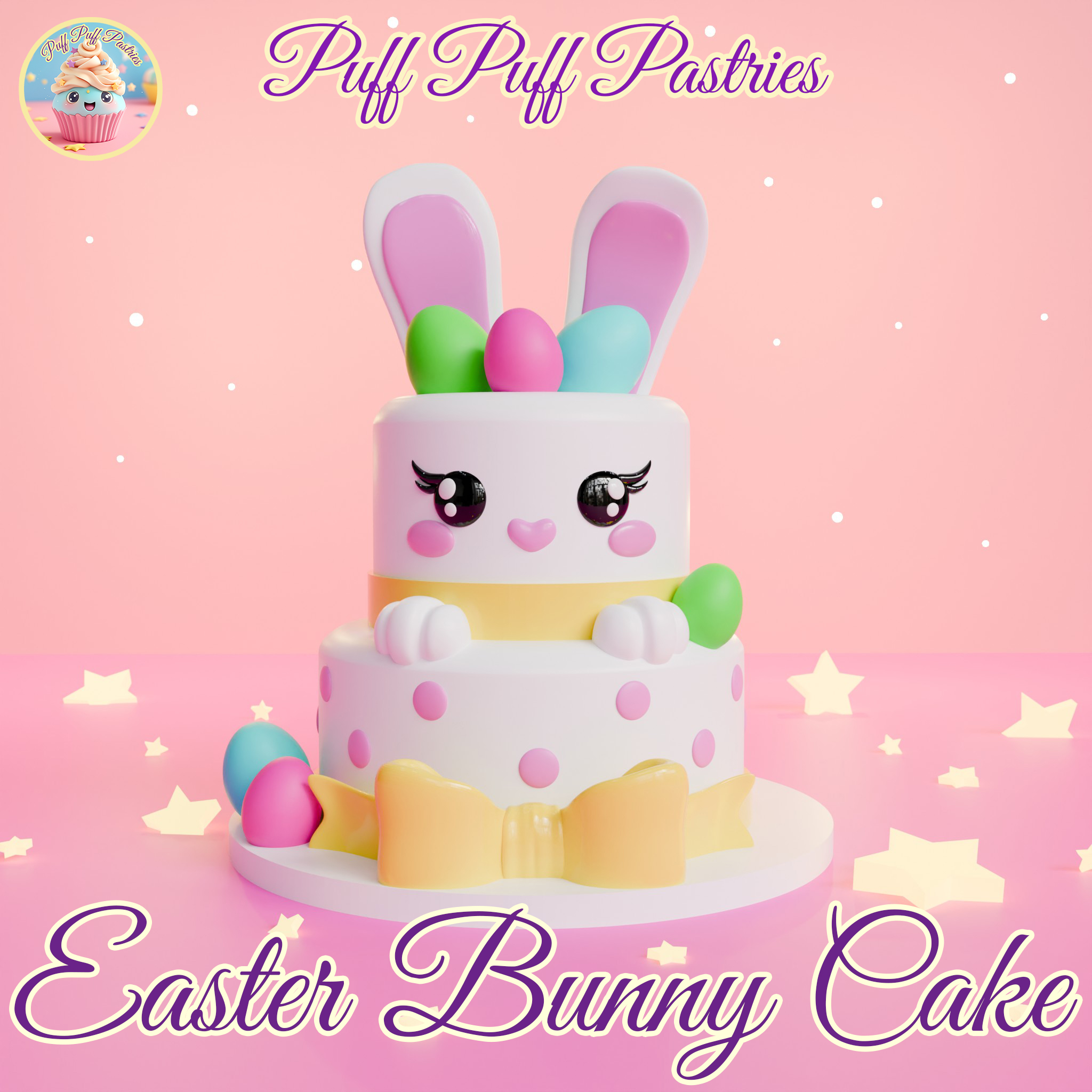Easter Bunny Cake Kawaii — miniatura 2