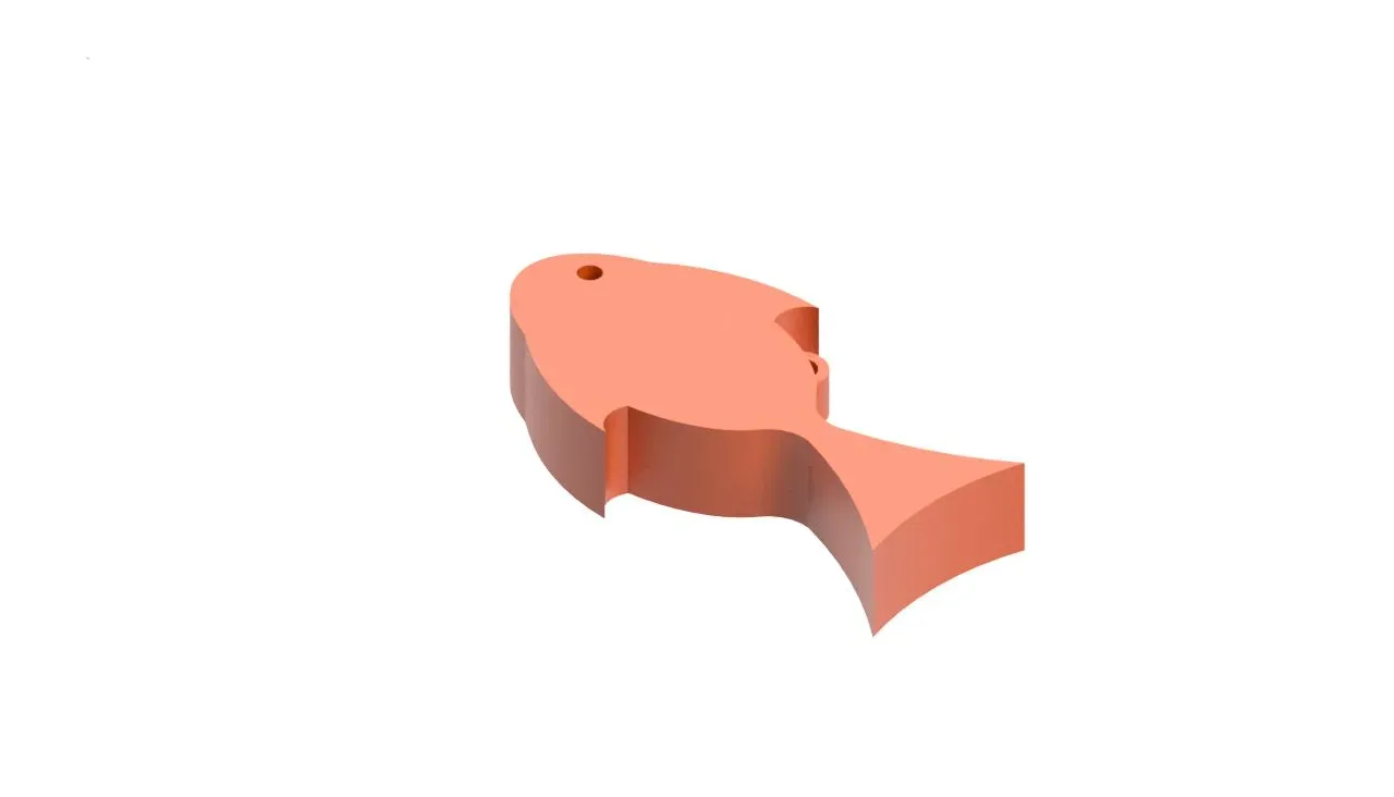 Fish Keychain by ToniaZ | Download free STL model | Printables.com