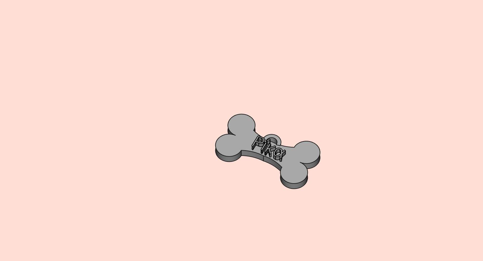 DogBone Keychain — miniatura 2