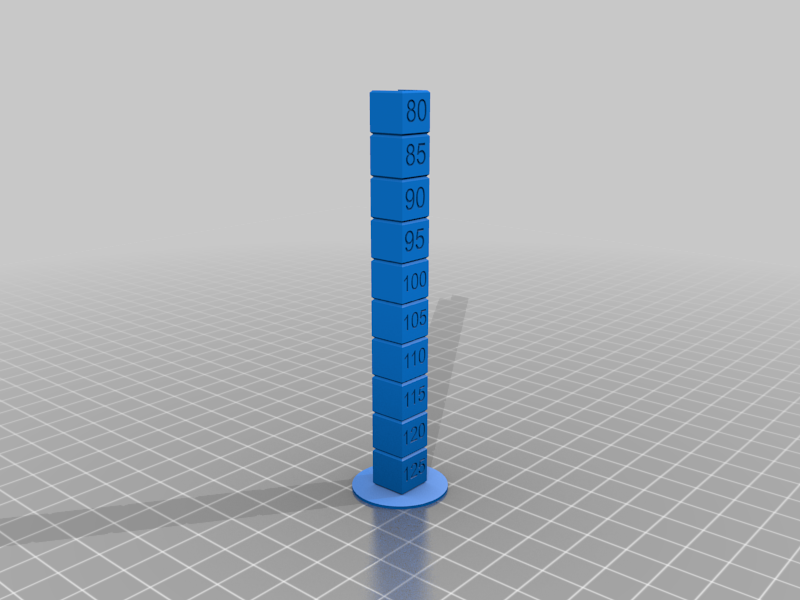 Flow Rate/Extrusion Multiplier Test Tower by donutboy3 Download free
