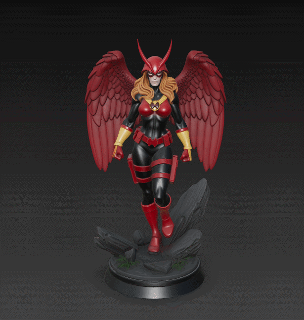 FIGURA SUPERHEROES HAWKGIRL (COLECCIONABLES)