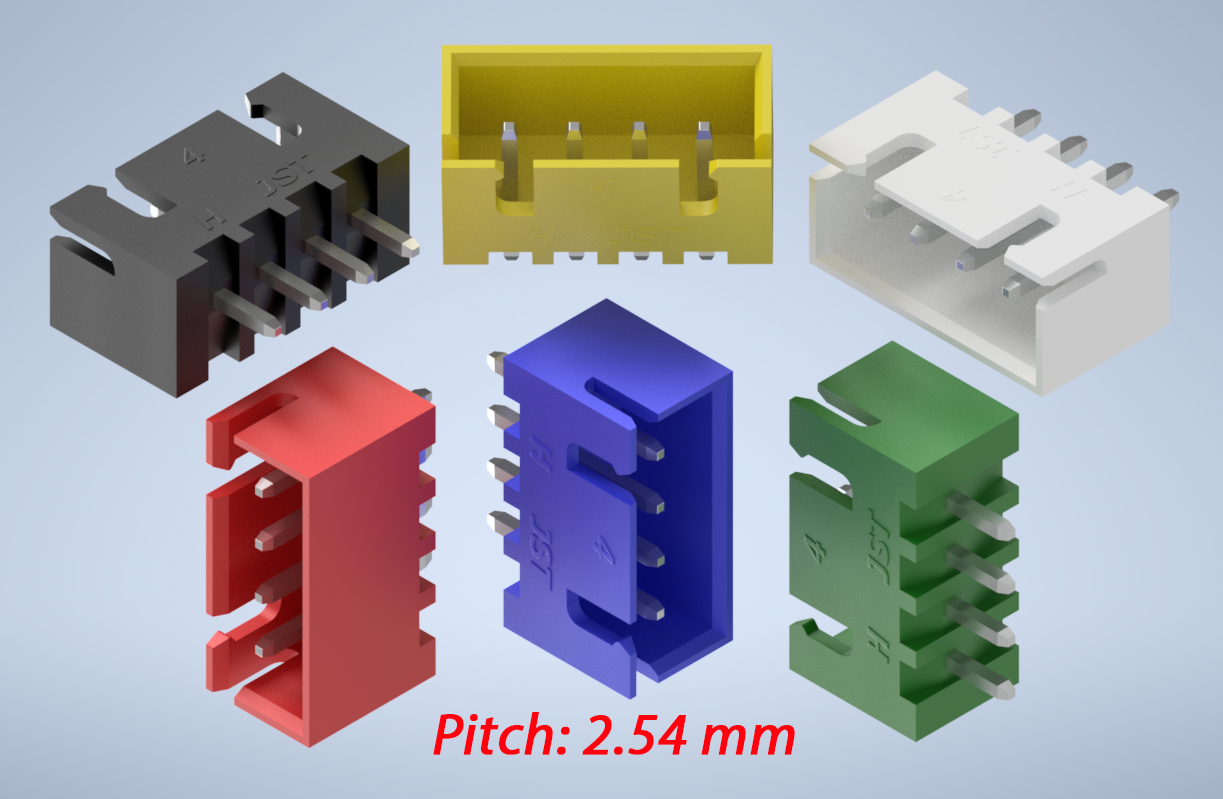 B2B JST XH CONNECTOR by EA3D Download free STL model