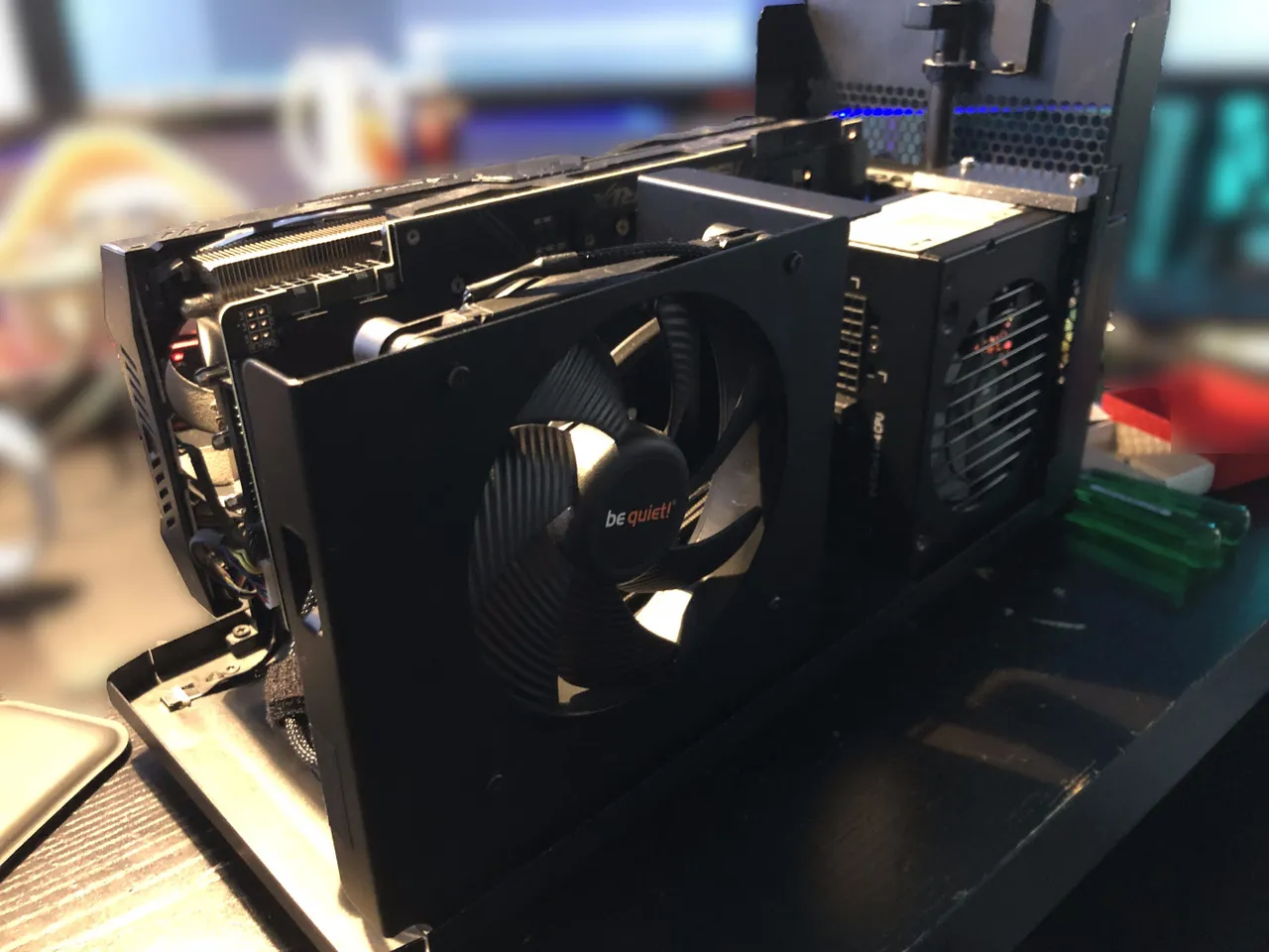 Razer Core X Chroma Corsair SF750 PSU Brackets by B3ll3r0ph0nt3s