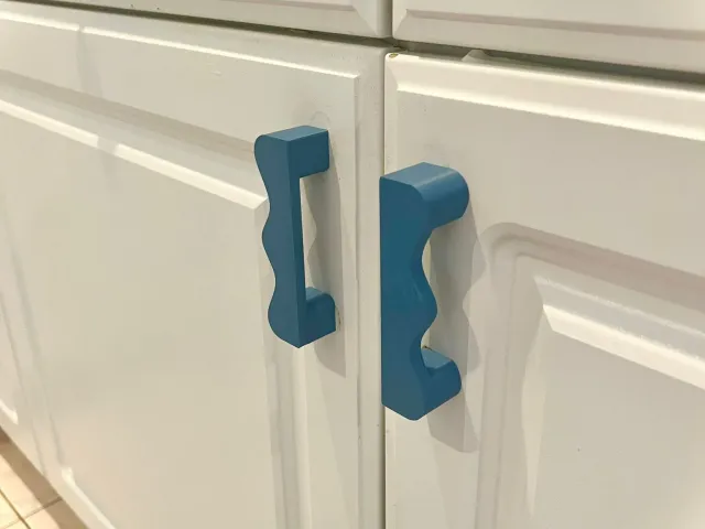Wavy Cabinet Handles
