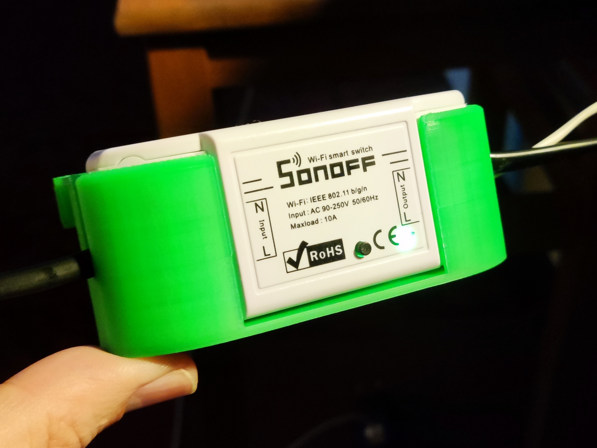 Miniatura 2 do modelo 3D Sonoff Basic Holder