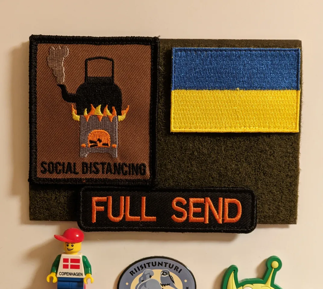 simple blood type MOLLE patches by jussikal