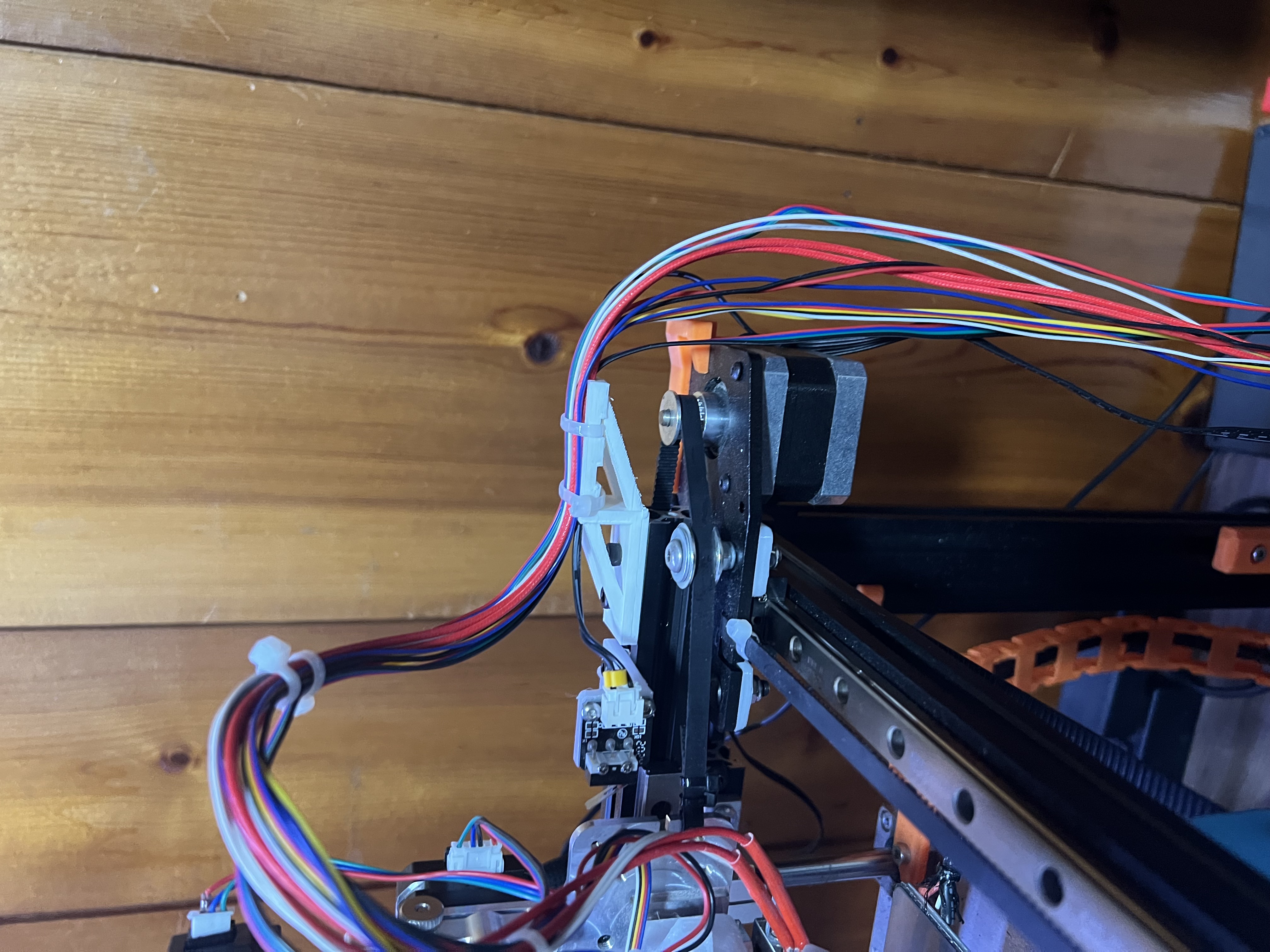 Wire support for Ender5 style gantry