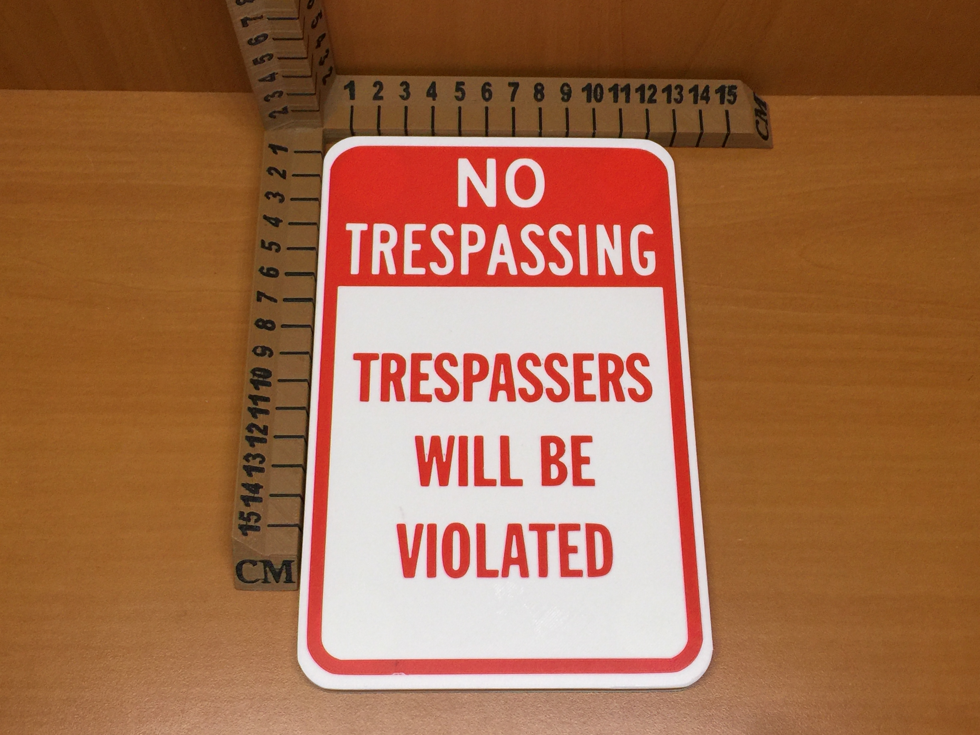 No Trespassing Sign — thumbnail 2