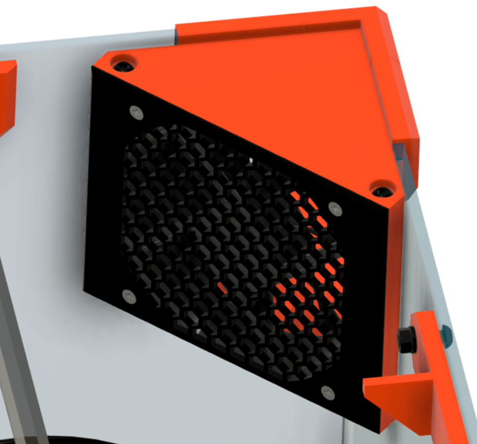 120mm Fan Mount for the Universal 3D Printer Enclosure by 3D Sourcerer