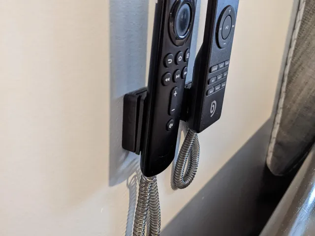 Tethered holder for firetv remote