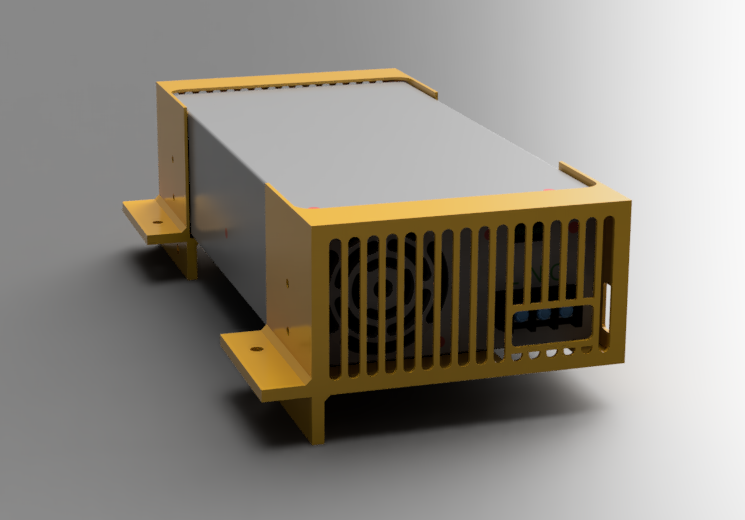 Mean Well SE600 Extrusion Mount by Kersey Fabrications Download free