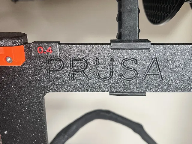 Nozzle Size Reminder for E3D Revo