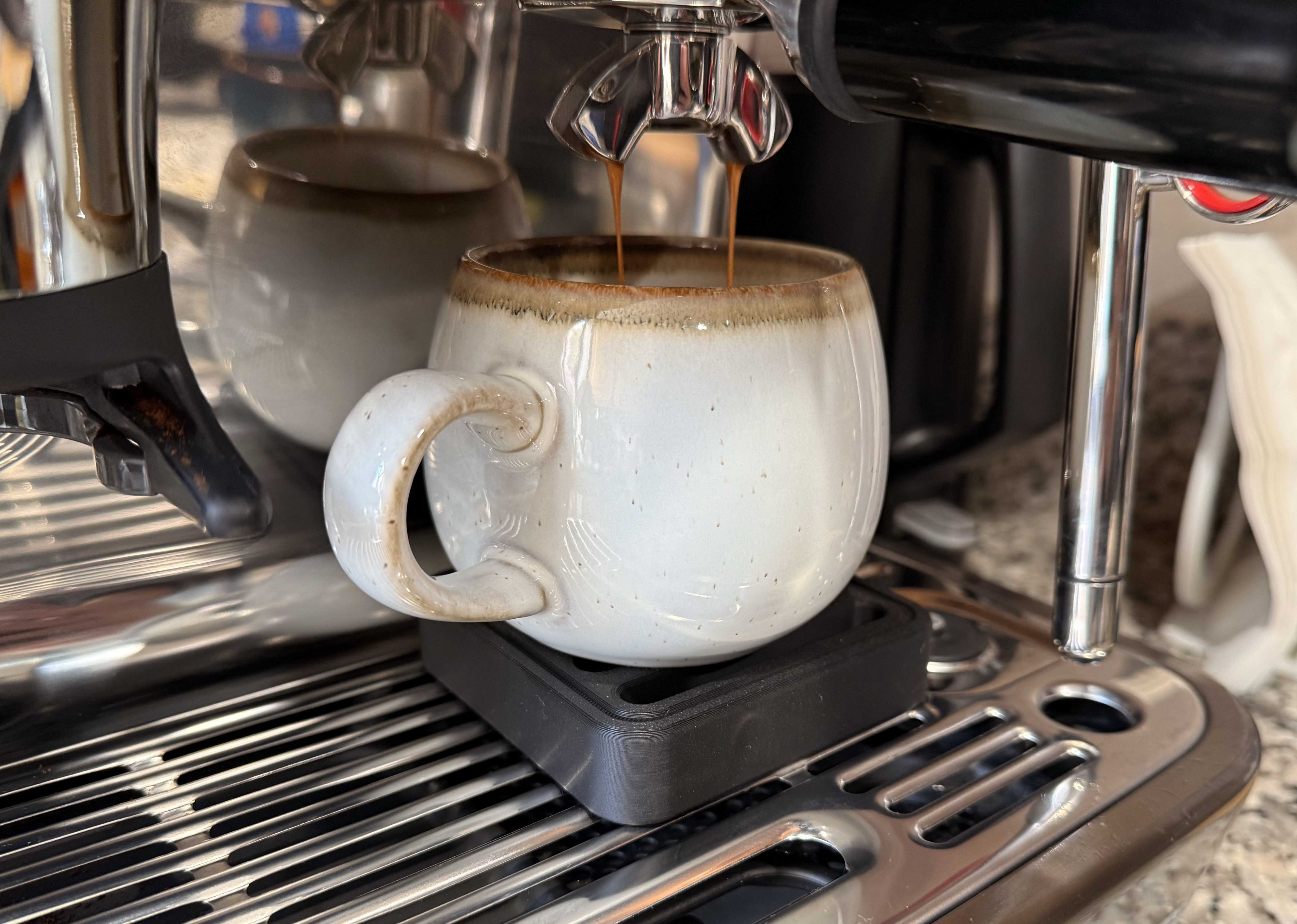 Breville-Style Coffee Cup Riser
