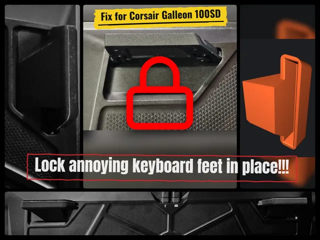 Corsair Galleon 100 SD – Anti-Collapse Foot Lock & Slide Risers