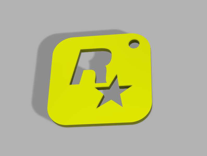Llavero Rockstar Games