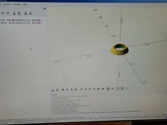 Amplifier Knob Tightener Replacement (incl. OpenSCAD source)