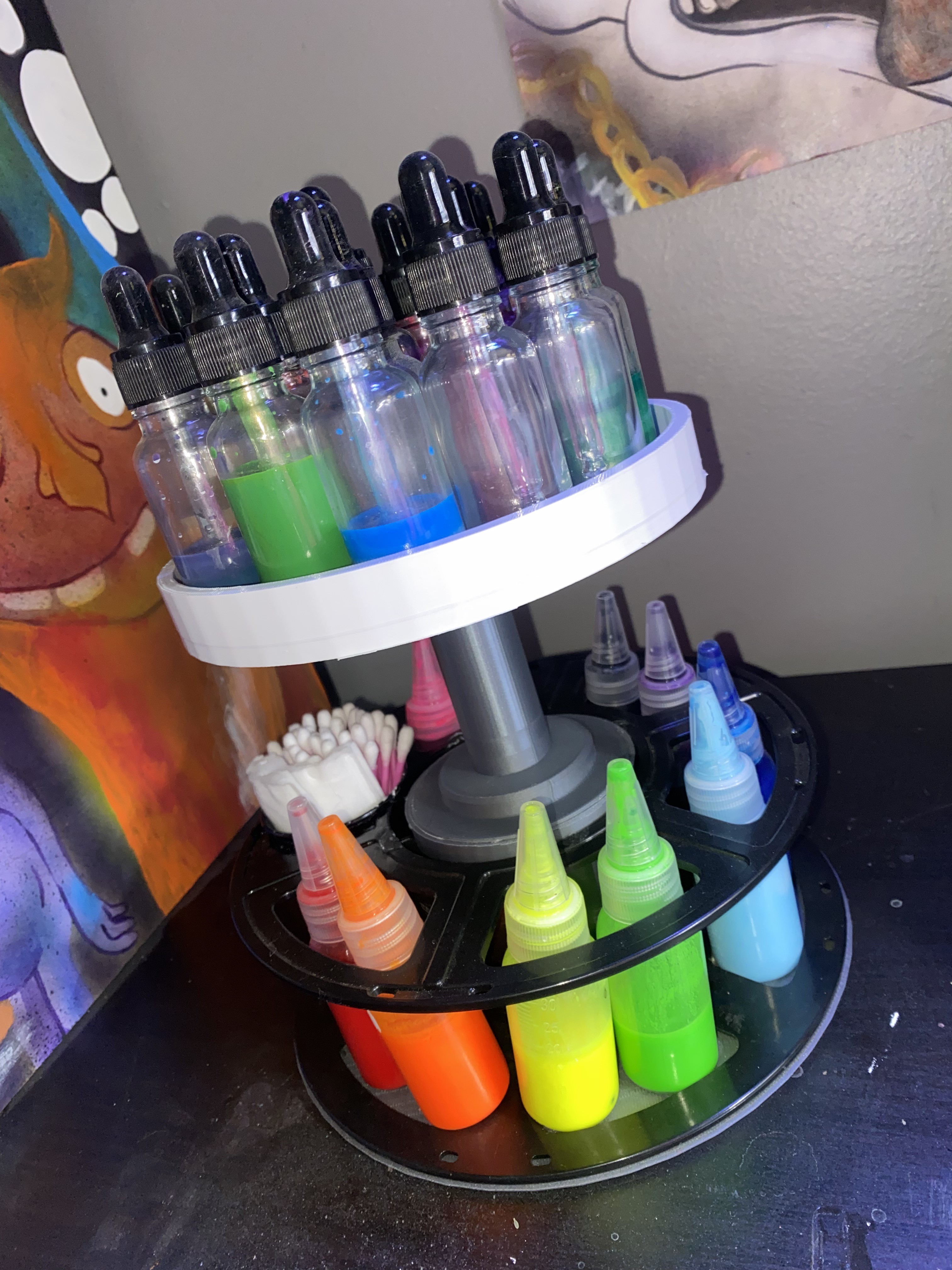 Filament Spool Paint Holder