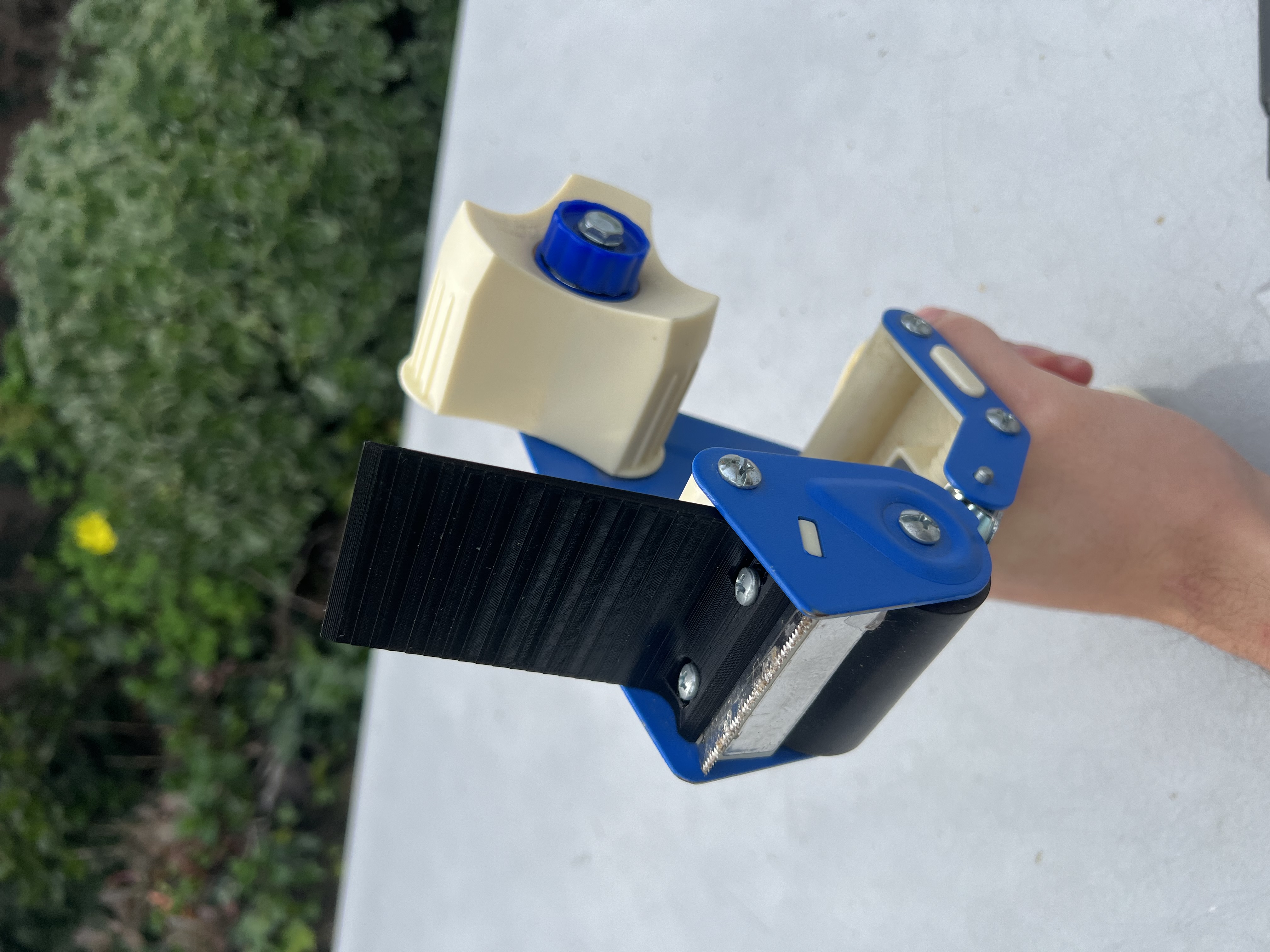 Uline H150 2" Tape Gun Dispenser Wipe Down Blade 3D model