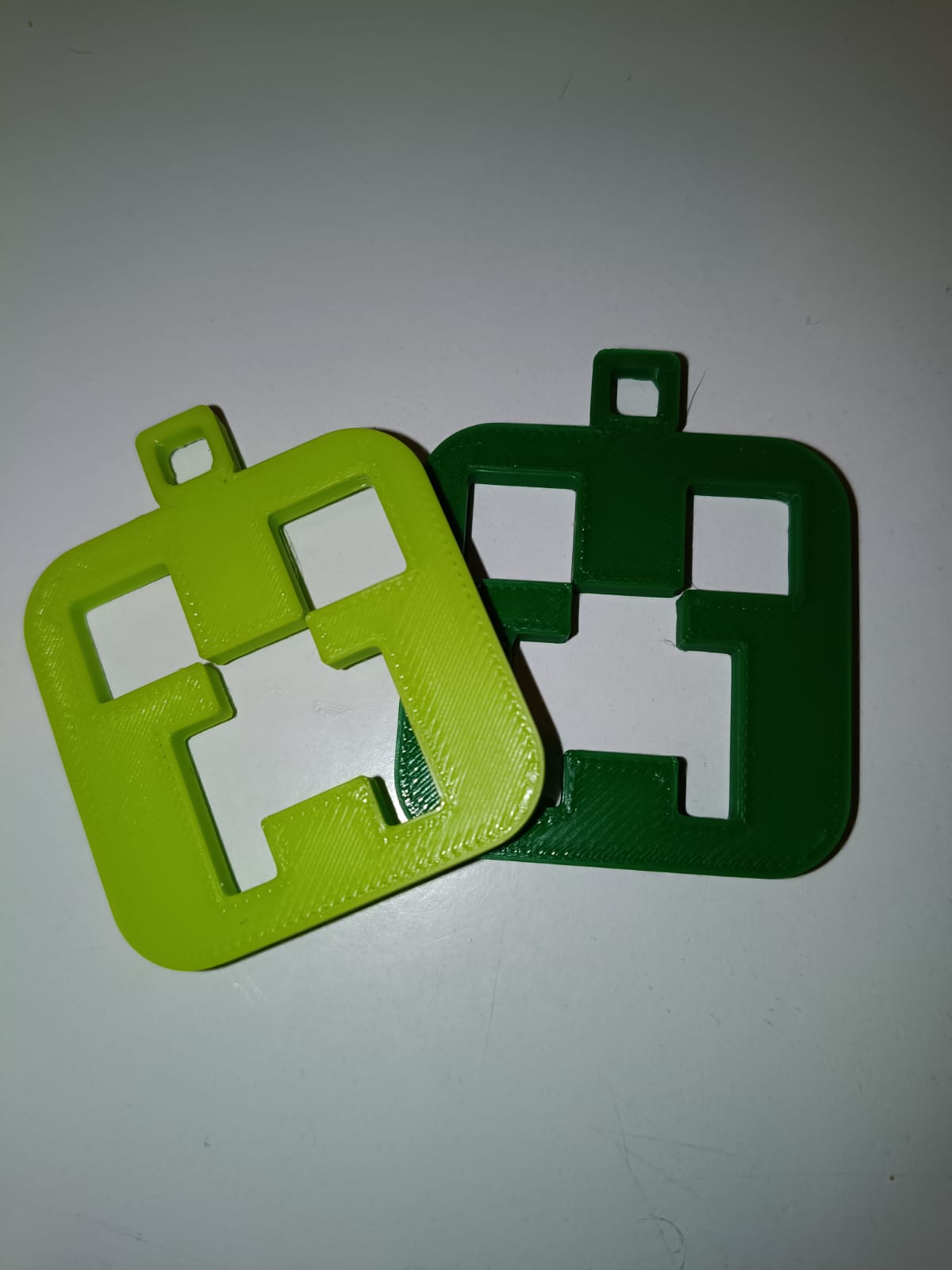 Creeper 2D Keychain