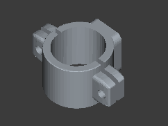 Modular Crutch/Cane/Assistive Device holder (MCCADH) 3D model