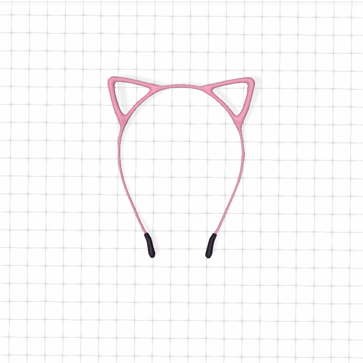 pink cat ears