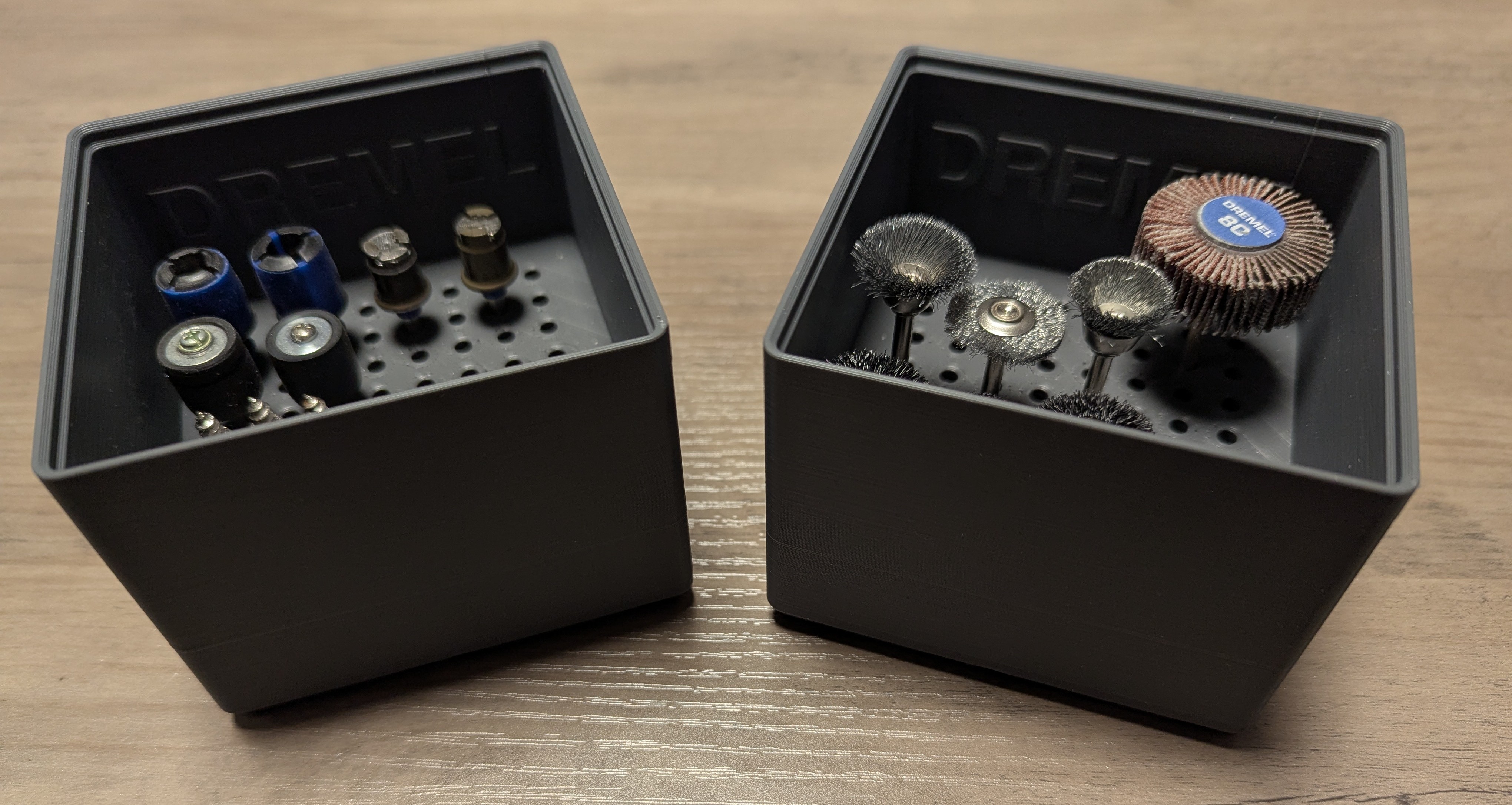 Gridfinity stackable bins for Dremel tools and accessories — thumbnail 3