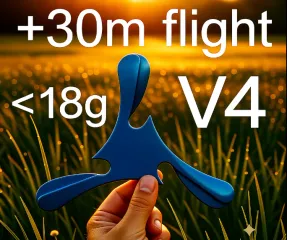 Boomerang V4 better aerodynamics (no holes)
