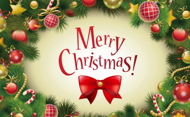 Merry Christmas Lithopane