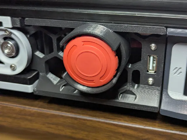 Voron 2.4 Emergency Stop Button Skirt Mod