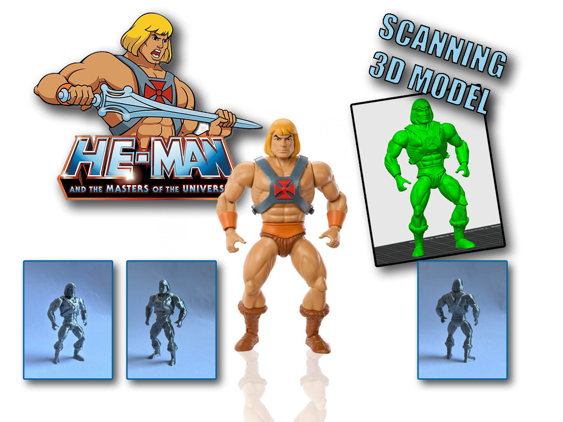 He-Man and the Masters of the Universe - 3d scanning