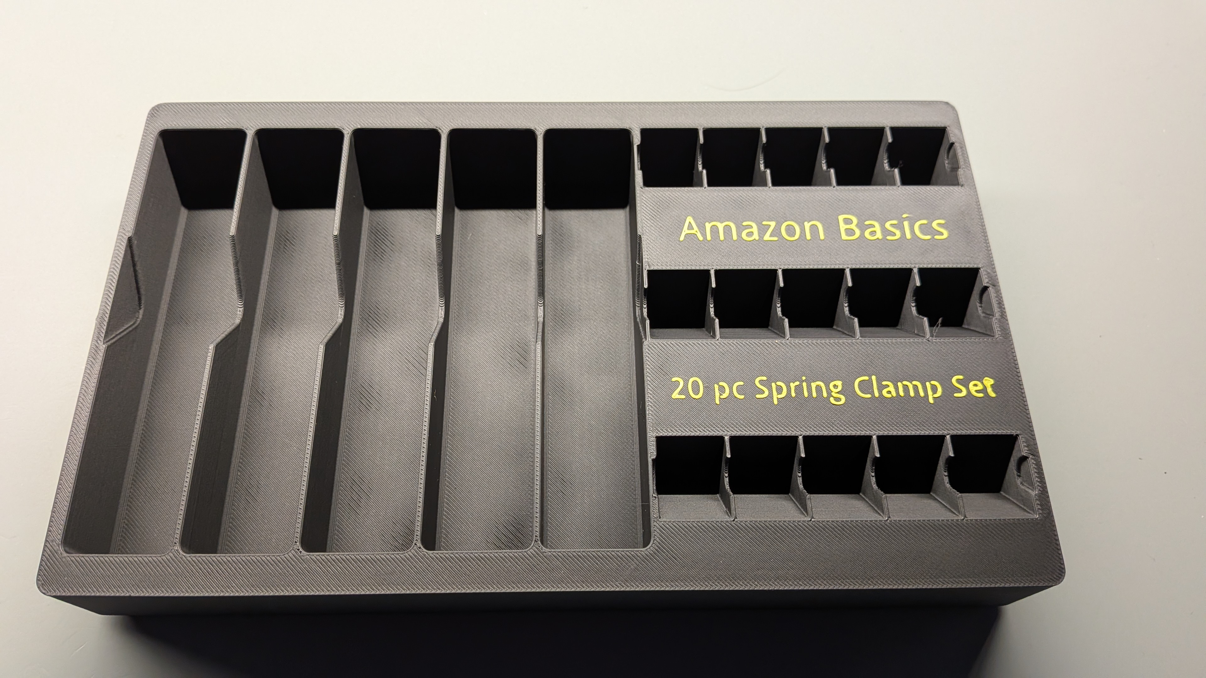 Amazon Basics Spring Clamp Gridfinity Storage — miniatura 2