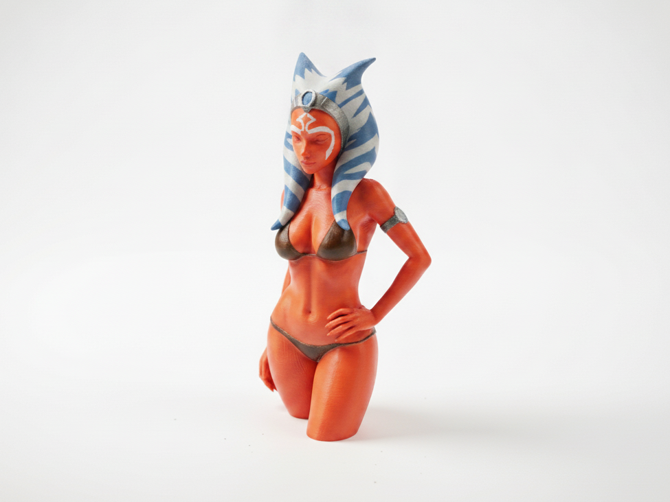 Ahsoka Bust Star Wars Collectible 3D Printable