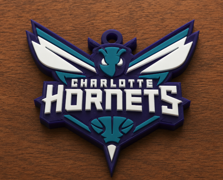 Charlotte Hornets Oversized Logo Pendant