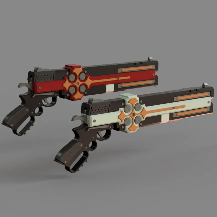 Gungrave Cerberus Cosplay Prop – 3D Printed Replica from Anime