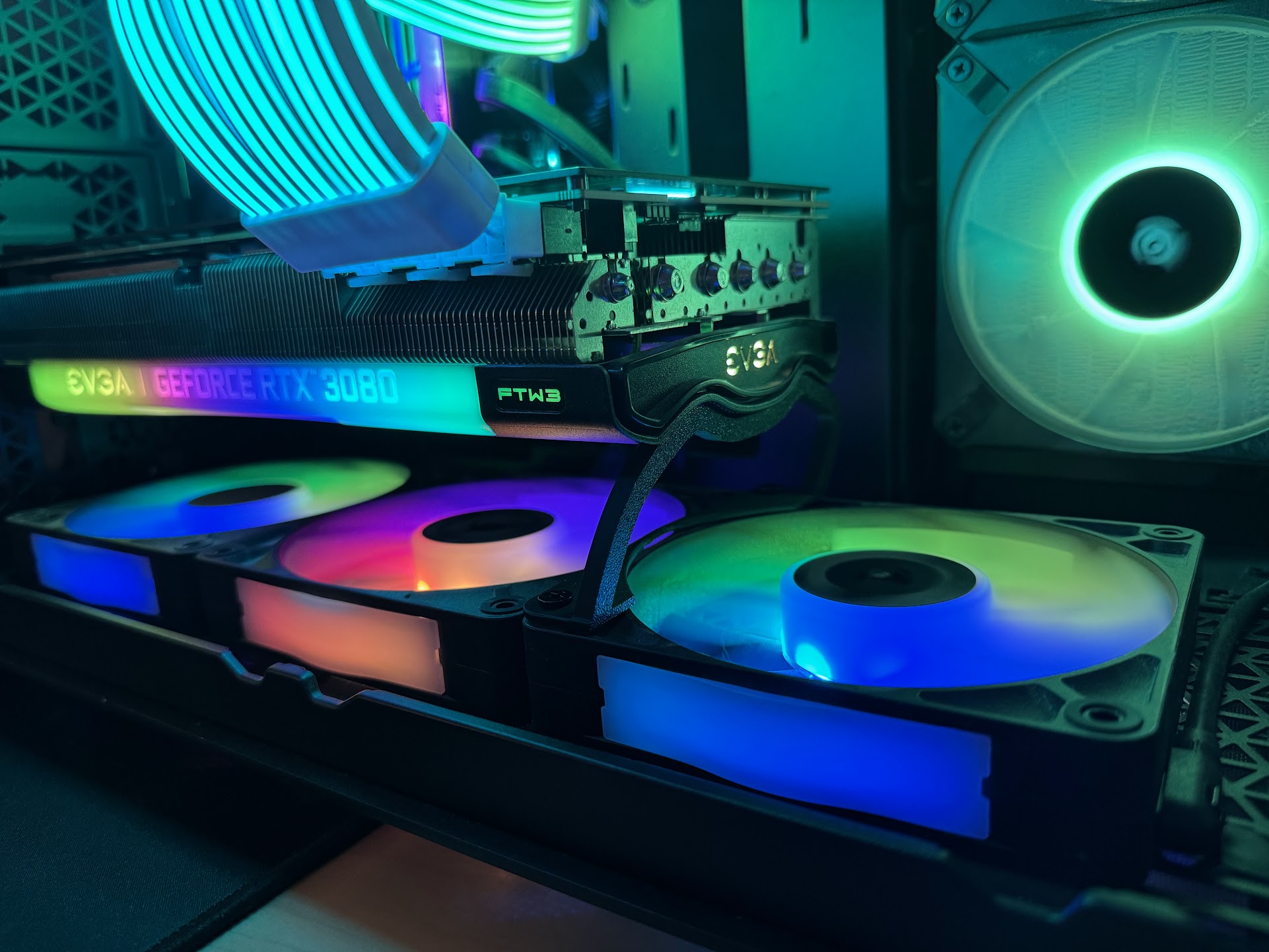 More elegant GPU support for EVGA RTX3080 FTW