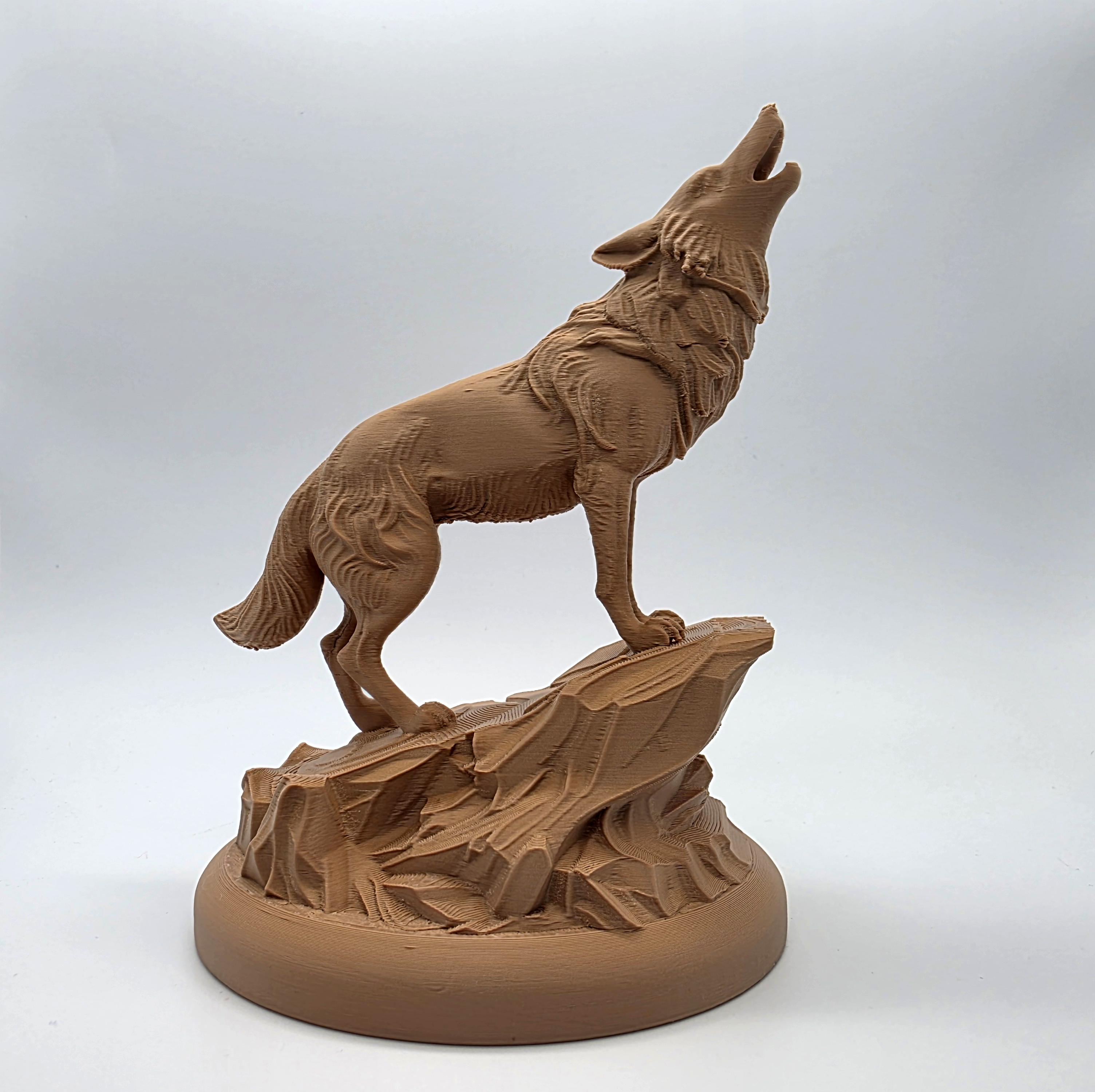 Howling Wolf on the Rock
