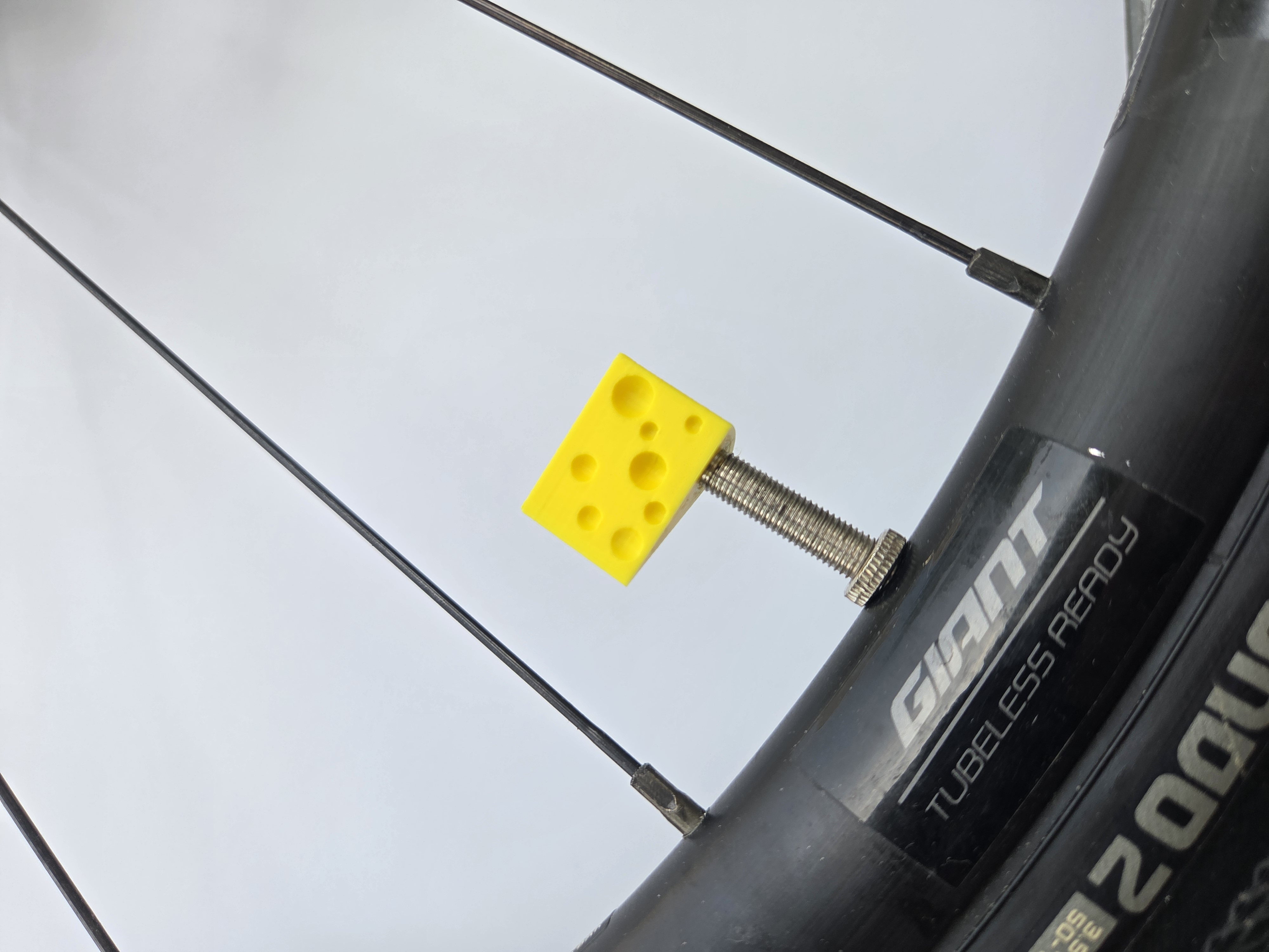 Cheese Wedge Tire Valve Stem Cap