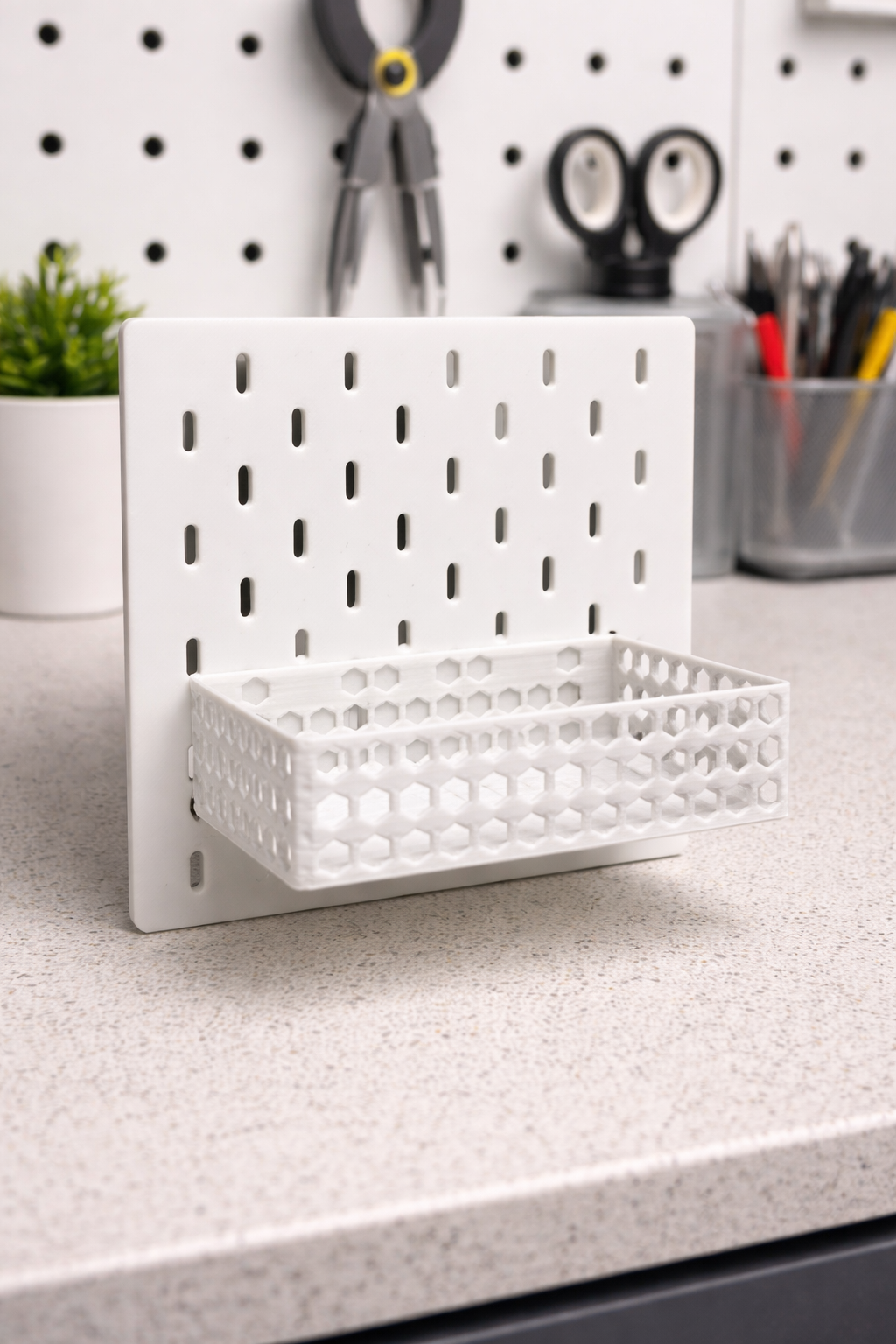 Skadis SKÅDIS Pegboard Basket with Mounting Plate