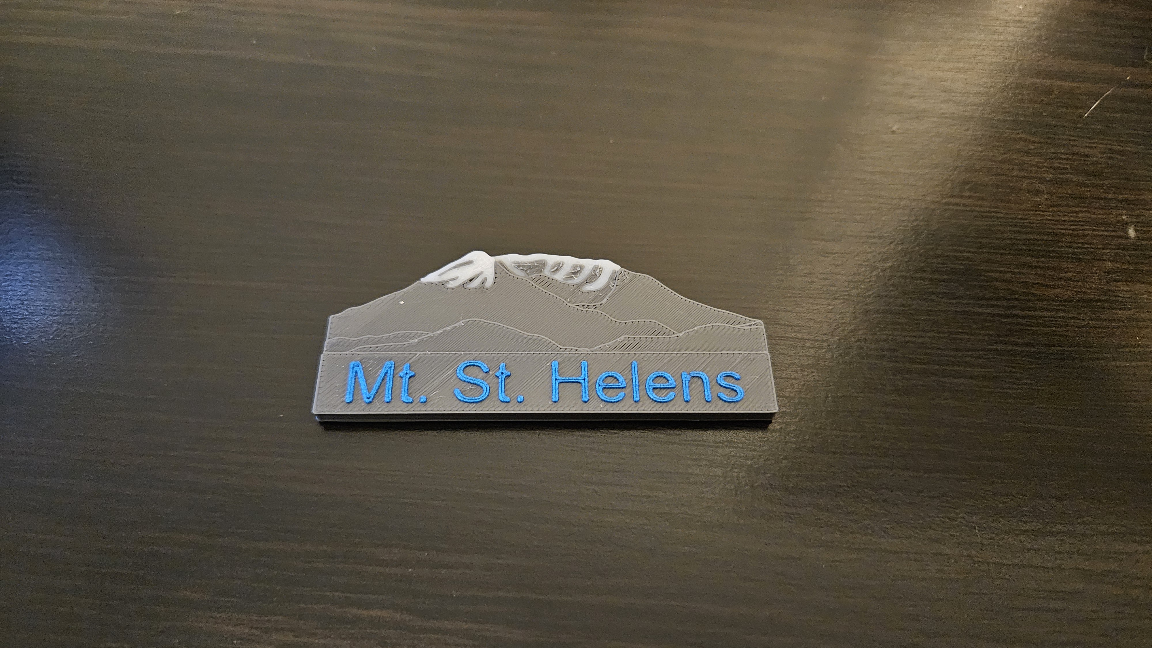 Mount Saint Helens Fridge Magnet
