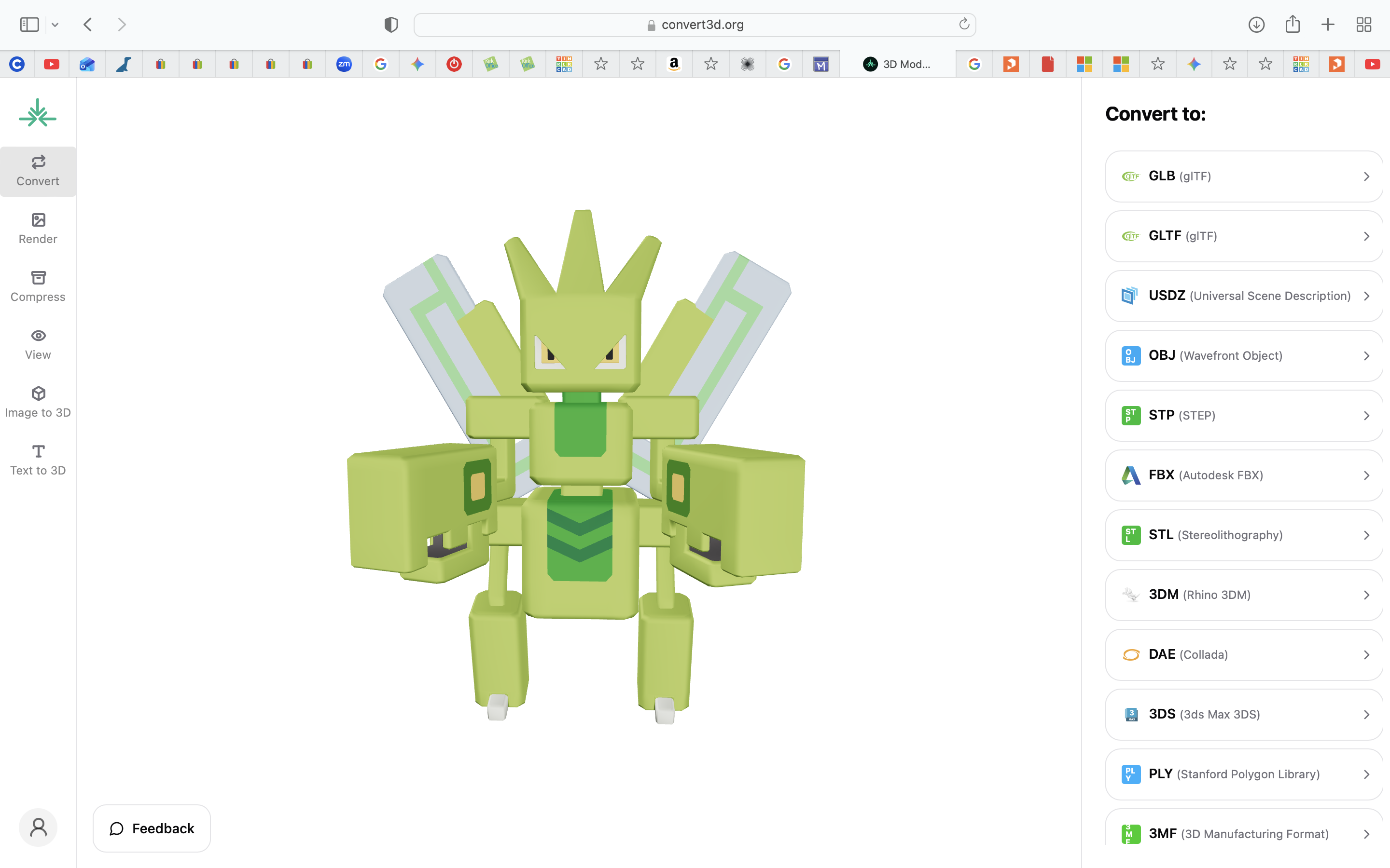 Shiny scizor pokemon quest Voxel style