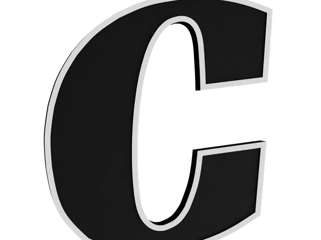 V2 House Letter C - 180mm