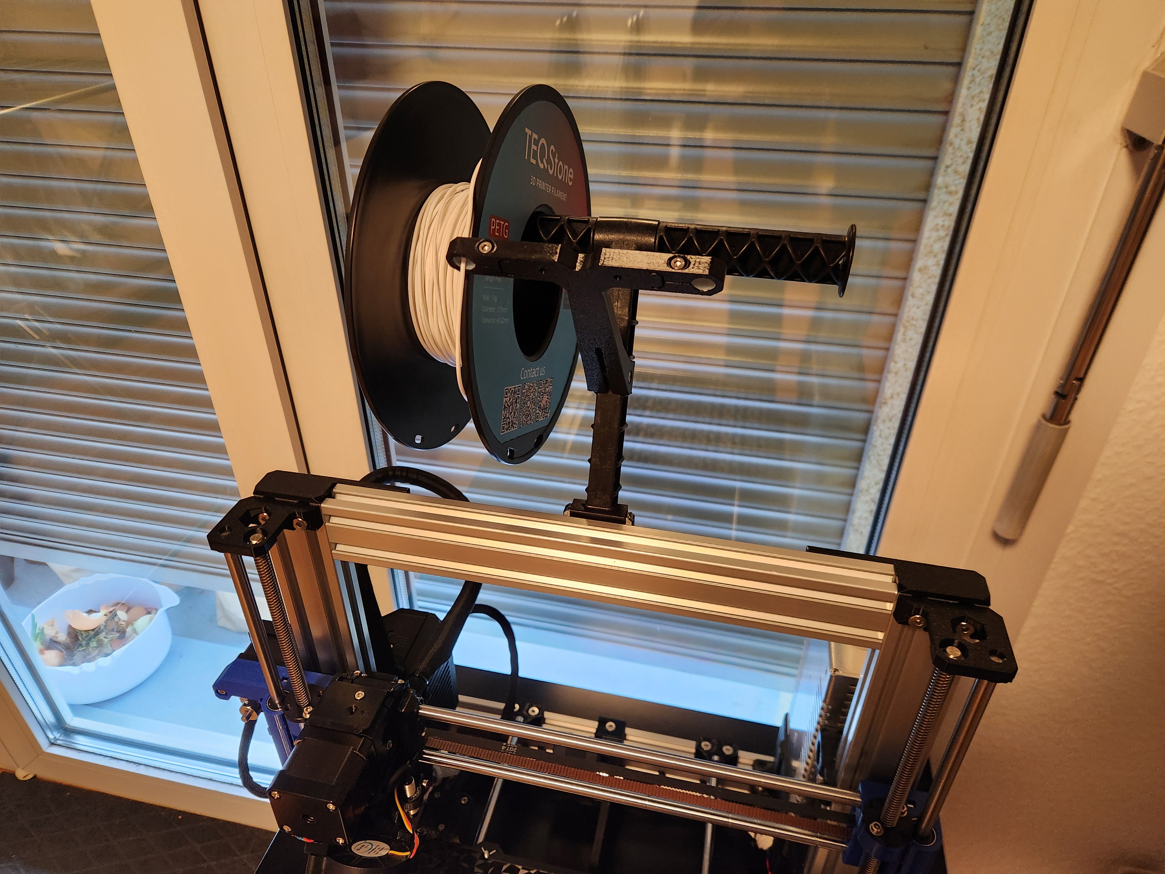 Mounting plate for Prusa spool holder
